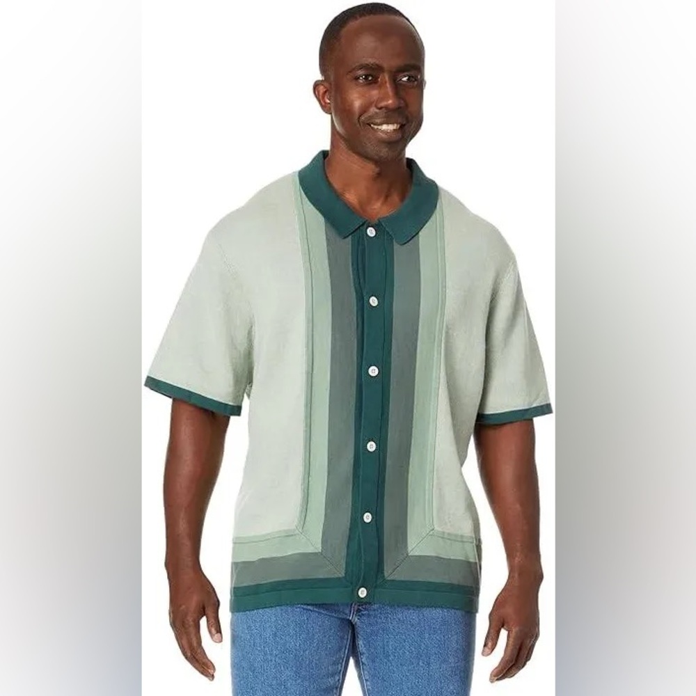 NWOT Men’s Madewell Collared Knit Shirt